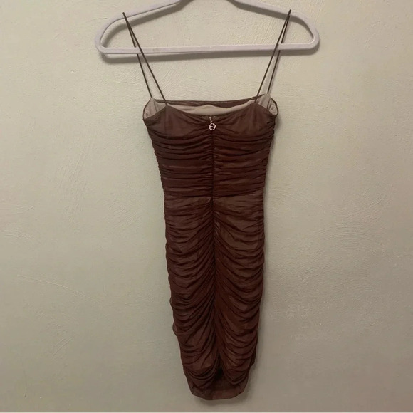 Nookie Mecca Mini Dress in Chocolate Size Small - Picture 7 of 13